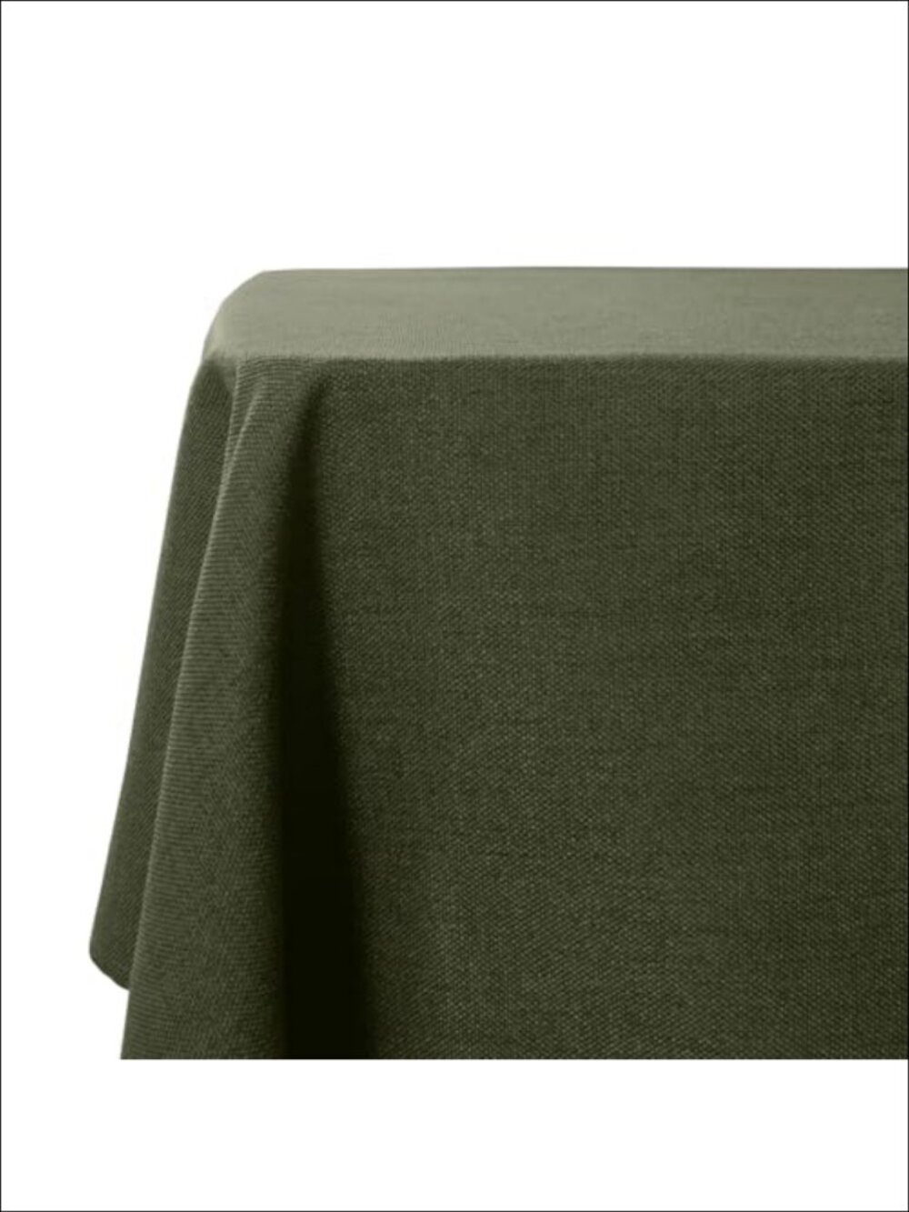 Linen Textured Waterproof Wrinkle Resistant Tablecloth Rectangle 118x57